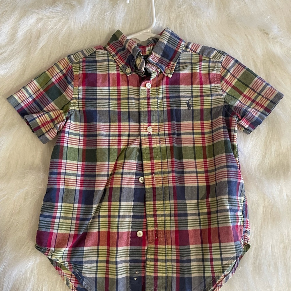 Ralph Lauren Plaid Short Sleeve Shirt